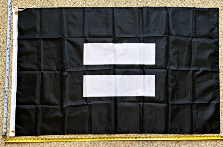 Equality Flag 2024 Black Lives Matter Black Biden USA Sign Poster 3x5ft