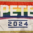 Pete Buttigieg Flag 2024 Mayor Pete RAINBOW President 2024 Sign 3x5ft