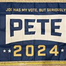 Pete Buttigieg Flag Mayor Pete RAINBOW President 2024 Sign 3x5ft