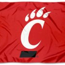 Cincinnati Bearcats Team Flag 3X5ft Banner USA Polyester with 2 Brass Grommets