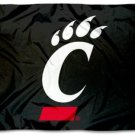 Cincinnati Bearcats Black Flag 3X5ft Banner USA Polyester with 2 Brass Grommets