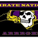 East Carolina Pirates Polyester USA Sport Flag 3X5ft Banner USA Polyester with 2 Brass Grommets