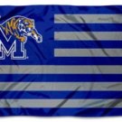 Memphis Tigers Stars and Stripes Nation Flag 3X5ft Banner Polyester with 2 Brass Grommets