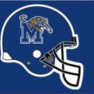 Memphis Tigers Helmet Flag 3X5ft Banner Polyester with 2 Brass Grommets