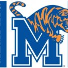 Memphis Tigers Polyester Blue Flag 3X5ft Banner Polyester with 2 Brass Grommets