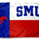 Southern Methodist Mustangs USA Flag 3X5ft Banner Polyester with 2 Brass Grommets