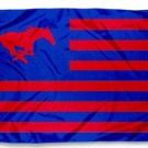 Southern Methodist Mustangs Sport Flag 3X5ft Banner Polyester with 2 Brass Grommets