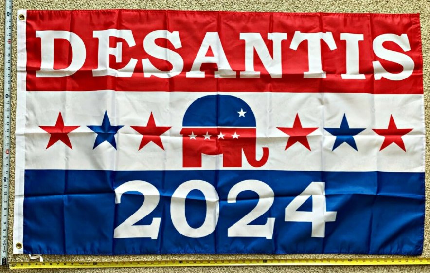 Ron Desantis Flag Trump Republican 2024 Save America Sign USA 3x5Ft