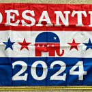 Ron Desantis Flag Trump Republican 2024 Save America Sign USA 3x5Ft