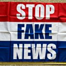 Donald Trump Flag 2024 Don Jr Desantis Stop Fake News USA Sign 3x5Ft