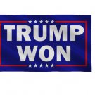 Donald Trump Flag Trump Won Mean Tweets 2024 Blue USA Sign 3x5Ft
