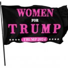 Women for Trump 2024 Flag 3x5 Ft Banner