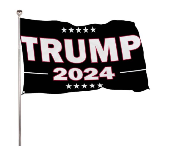 Trump 2024 Flag I'll Be Back 3x5Ft Black