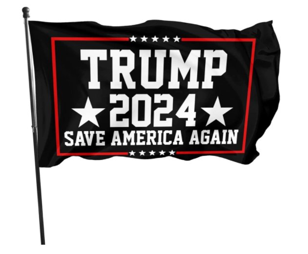 Trump Desantis 2024 Flag Save America Again American  Polyester 3x5Ft
