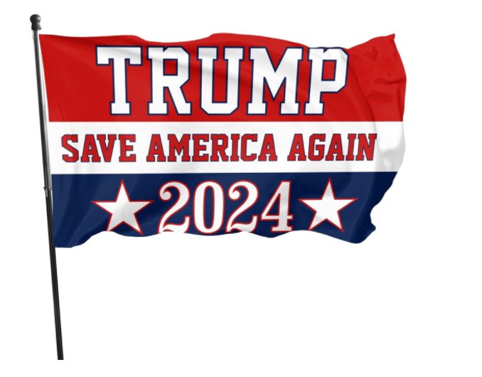 Trump Desantis 2024 Flag Save America Again American  Polyester 3x5Ft Red White Blue