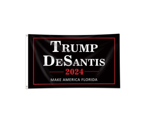 Ron Desantis Flag Trump Make America Florida 2024 B Sign USA 3x5Ft