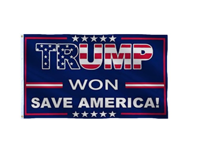 Trump Won Save America Flag 3x5Ft Polyester 2024 Banner
