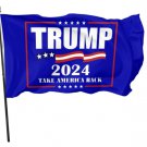 Trump 2024 Taker America Back Presidential Election America Flag3x5 Ft Banner Blue