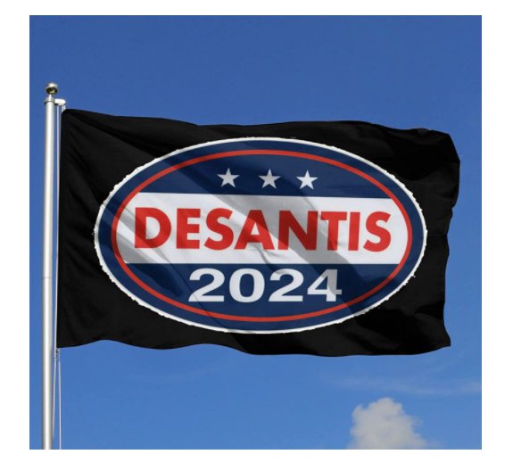 Desantis 2024 Flag - Trump 2024 Flag Flag 3x5Ft Polyester USA MAGA Black