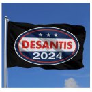 Desantis 2024 Flag - Trump 2024 Flag Flag 3x5Ft Polyester USA MAGA Black