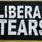 Donald Trump 2024 Flag Liberal Tears Black USA MAGA Desantis Sign 3x5'