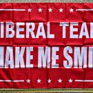 Donald Trump 2024 Flag Liberal Tears Make Me Smile R Desantis Sign 3x5'