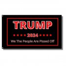 "We the People Are Pissed Off" Flag 2024 - American Patriotic President Trump Flag 3x5 Ft