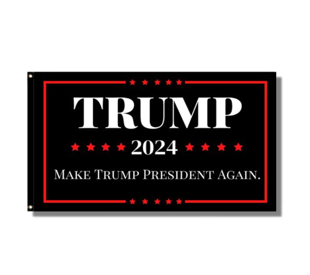 "Make Trump President Again" Flag 2024 - American Patriotic President Trump Flag 3x5 Ft