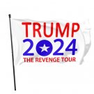 Trump 2024 The Revenge Tour Funny Outdoor Flag 3x5ft with Heavy Grommets