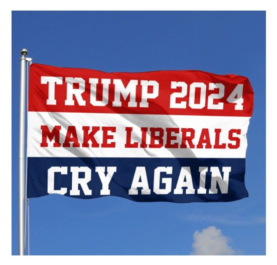 Trump 2024 Flag Make Liberals Cry Again USA Sign 3x5Ft Banner Red White Blue