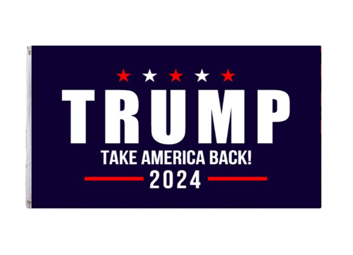 Trump 2024 flag The Rules Have Changed - Take America Back 3x5ft Polyester