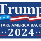Trump 2024 Flag - Take America Back 3x5ft Polyester with Two Brass Grommets
