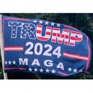 Trump USA 2024 MAGA Flag 3x5ft Polyester with Two Brass Grommets