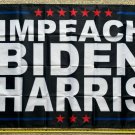 Donald Trump Flag 2024 Impeach Biden Harris Bla Desantis USA Sign 3x5ft