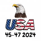 USA 45 47 Trump 2024 Flag American USA Sign 3x5ft Polyester