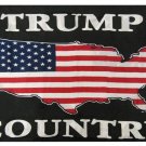 Trump Country USA Black Premium Quality Heavy Duty Fade Resistant Trump 2024 Flag