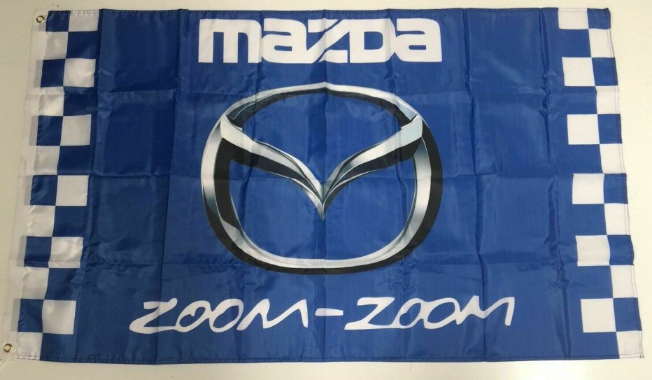 Mazda Style2 Banner Flag - Car 3x5ft Mechanic Workshop
