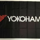 Yokohama Racing Banner Flag - Car Tyres Tires Wheels Geolander Workshop Mechanic 3x5ft
