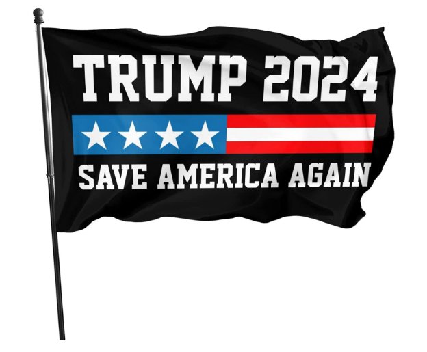 Trump 2024 Save America Again 3x5 Ft Banner Flags Garden