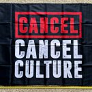 Donald Trump Flag Cancel Cancel Culture Black Desantis USA Sign 3x5ft
