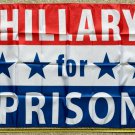 Donald Trump Flag Hillary For Prison B Desantis 2024 USA Sign 3x5ft