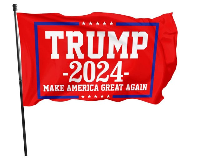 Trump 2024 Flag Make America Great Again 3x5ft Banner Red