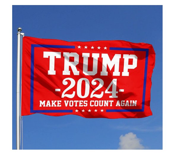 Trump 2024 Flag Make Votes Count Again 3x5ft Banner Red
