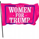 Trump 2024 Flag Women For Trump 3x5 Ft Banner Pink
