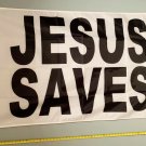 Jesus Flag Trump Jesus Saves White God Hope USA Sign 3x5'