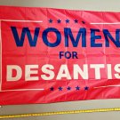 Ron Desantis Flag Women For Desantis 2024 USA Sign 3x5'