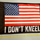 Donald Trump Flag I Don't Kneel Veteran Sign Poster 3x5'