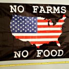 Donald Trump Flag No Farms No Food USA Sign Poster 3x5'