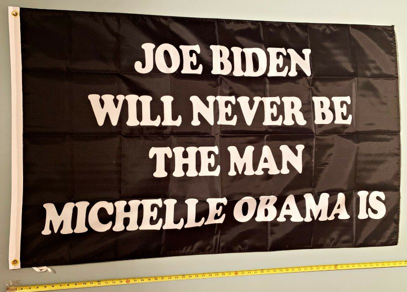 Donald Trump Flag Ivanka Biden Will Never Don Jr. USA Sign 3x5'