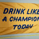 Beer Flag Drink Like A Champion Busch Bud Poster Sign 3x5'
